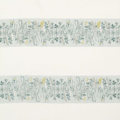 Pressed Flowers Mist/Linden Voile Fabric