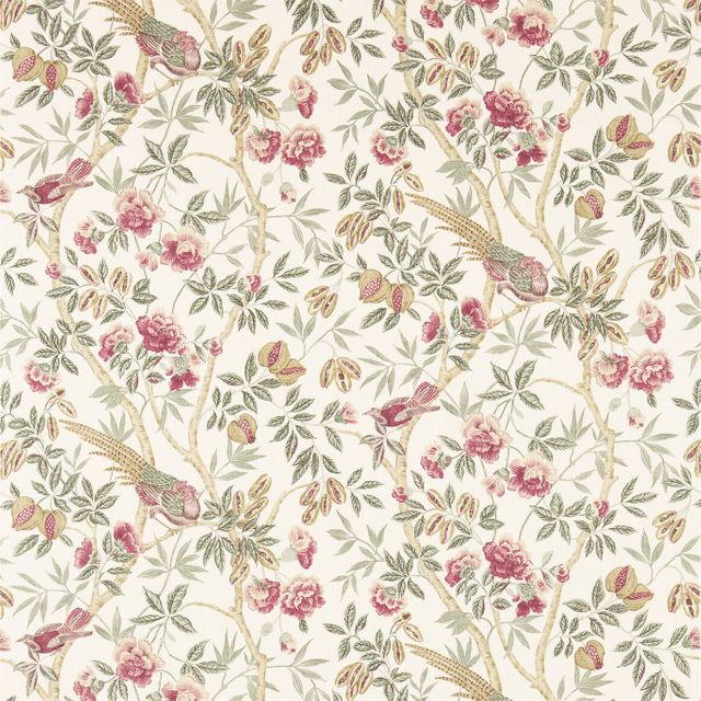 Sanderson  Abbeville Rose/Calico Sample