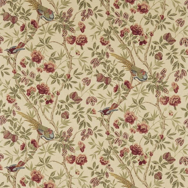Sanderson Fabienne Prints & Weaves Abbeville Russet/Sand