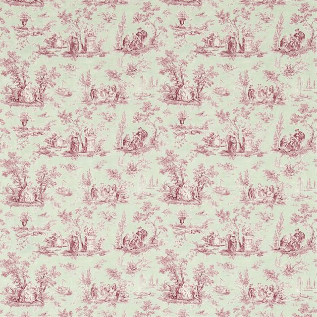 Sanderson Fabienne Prints & Weaves Josette Rose/Sage