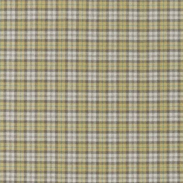 Sanderson Islay Wools Fenton Check Caraway/Green