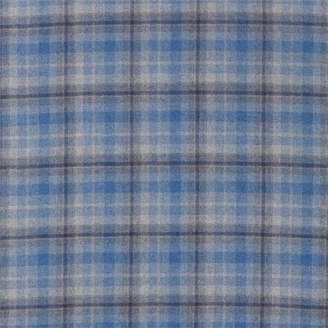 Sanderson Islay Wools Samphrey Check Indigo/China