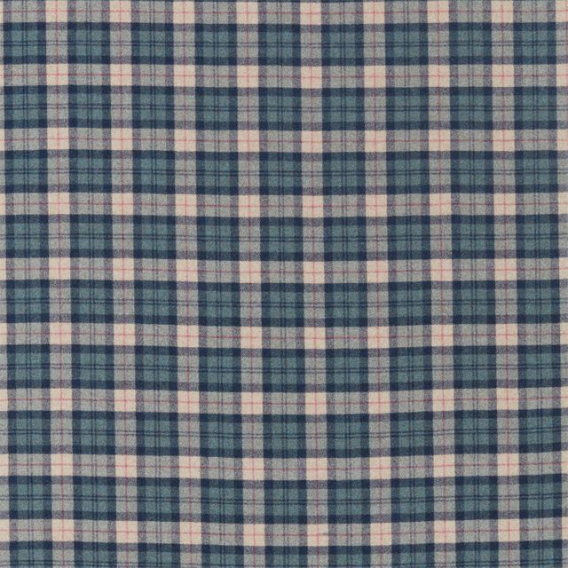 Sanderson Islay Wools Fenton Check Teal