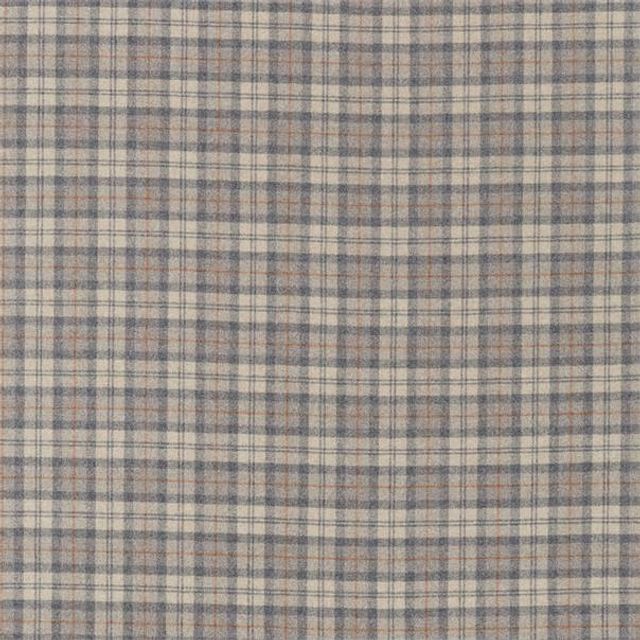 Sanderson Islay Wools Fenton Check Grey/Cinnamon