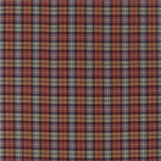 Sanderson Islay Wools Fenton Check Russet/Amber