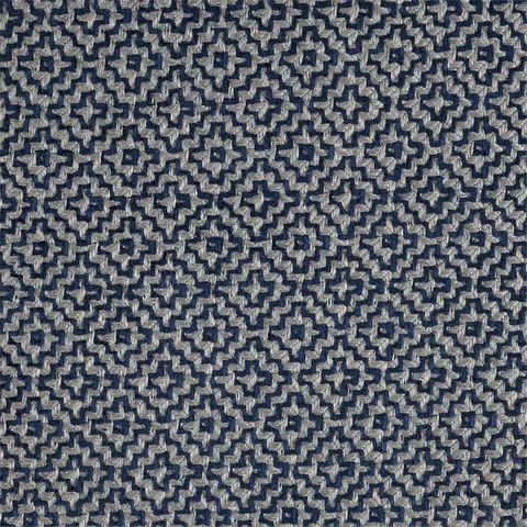 Sanderson Linden Weaves Linden Indigo Made To Measure Roman Blind