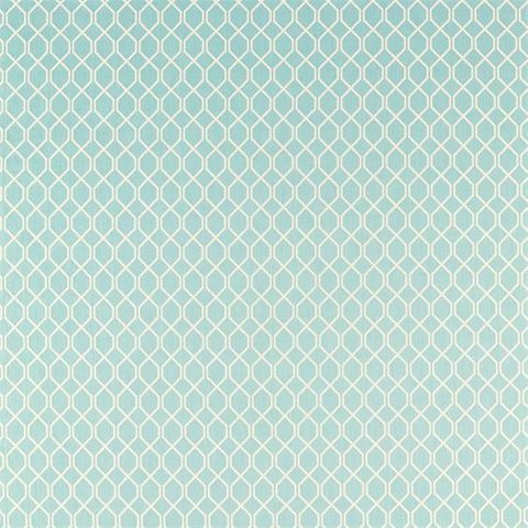 Botanic Trellis Blue Clay Upholstery Fabric