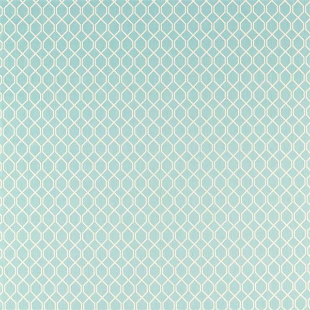 Sanderson Linnean Weaves Botanic Trellis Blue Clay