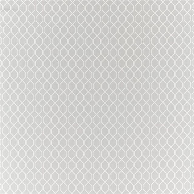 Sanderson Linnean Weaves Botanic Trellis Stone Grey Upholstery Fabric