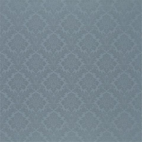 Lymington Damask Mid Blue Upholstery Fabric