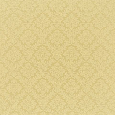 Lymington Damask Gold Upholstery Fabric
