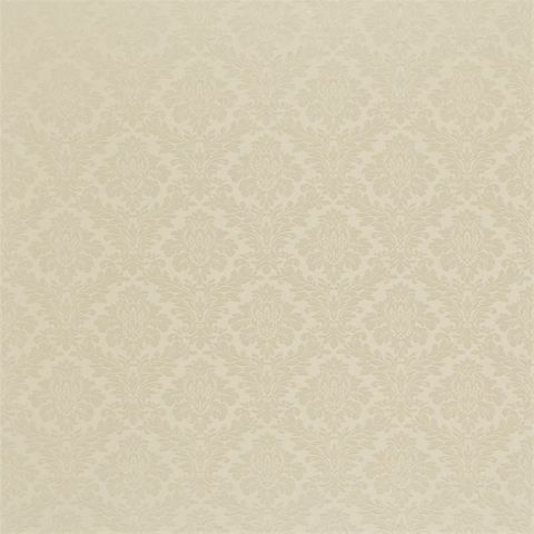 Lymington Damask Pale Linen Upholstery Fabric