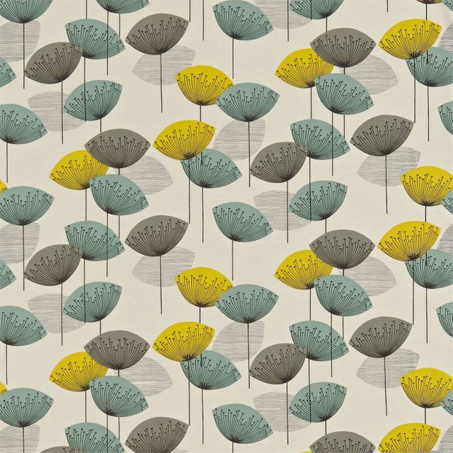 Dandelion Clocks Chaffinch Upholstery Fabric