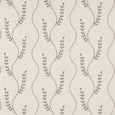 Chamomile Trail Wedgwood/Chalk Voile Fabric