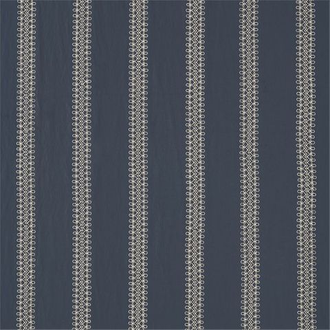 Burnett Stripe Indigo Voile Fabric