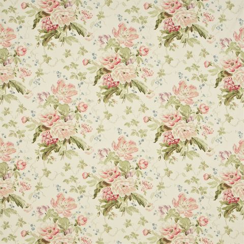Alsace Cream/Rose Upholstery Fabric