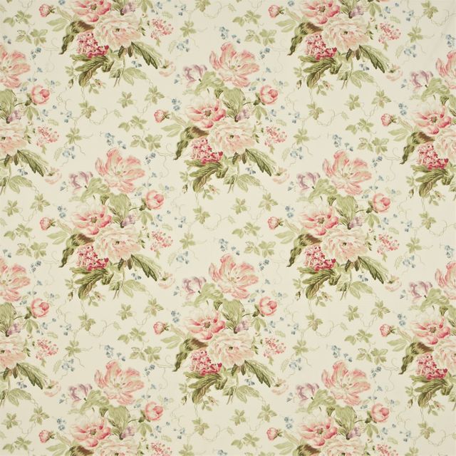 Sanderson Options 10 Fabrics Alsace Cream/Rose Upholstery Fabric