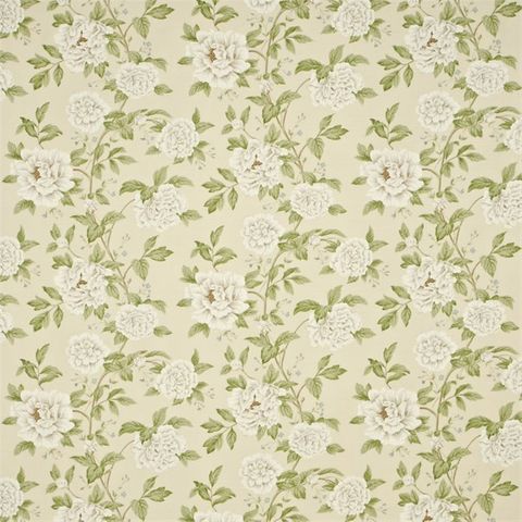 Peony Tree Neutral/Duck Egg Upholstery Fabric