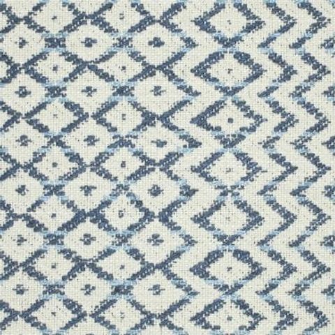 Cheslyn Indigo/Ivory Upholstery Fabric