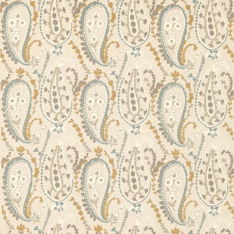 Jamila Wedgwood/Linen Upholstery Fabric