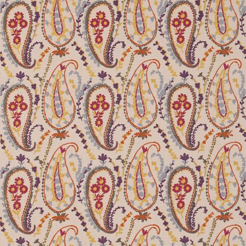 Jamila Berry/Ochre Upholstery Fabric