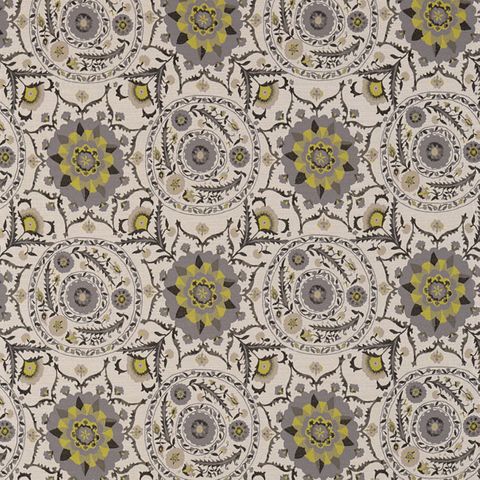 Anthos Charcoal/Linden Upholstery Fabric