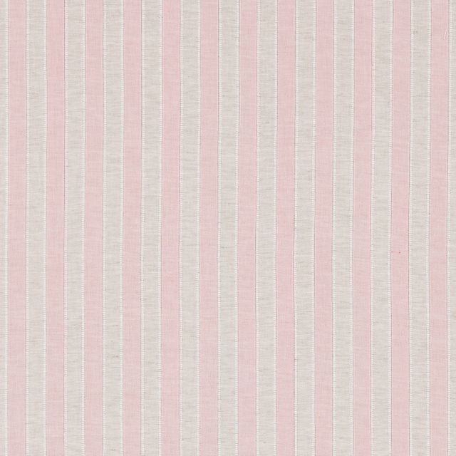 Sanderson Sorilla Damask Weaves Sorilla Stripe Shell Pink Linen