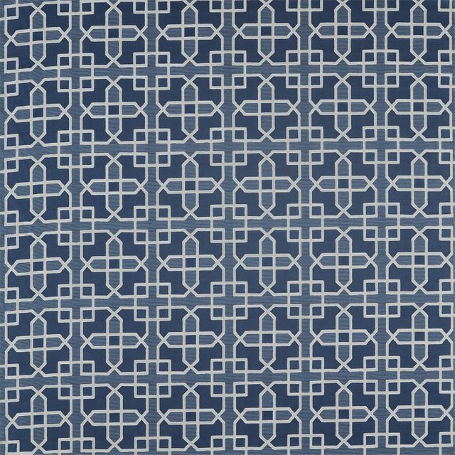 Sanderson Glasshouse Fabrics Hampton Weave Indigo