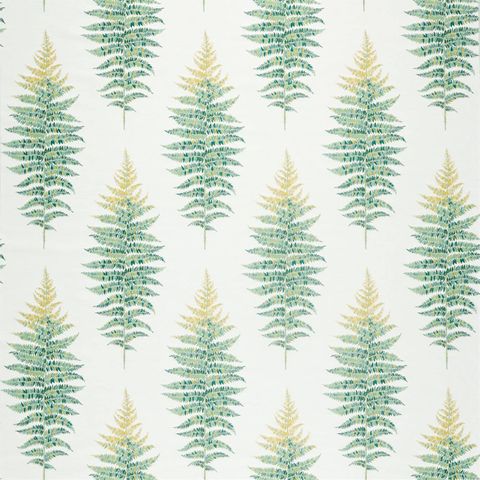 Fernery Weave Botanical Green Voile Fabric