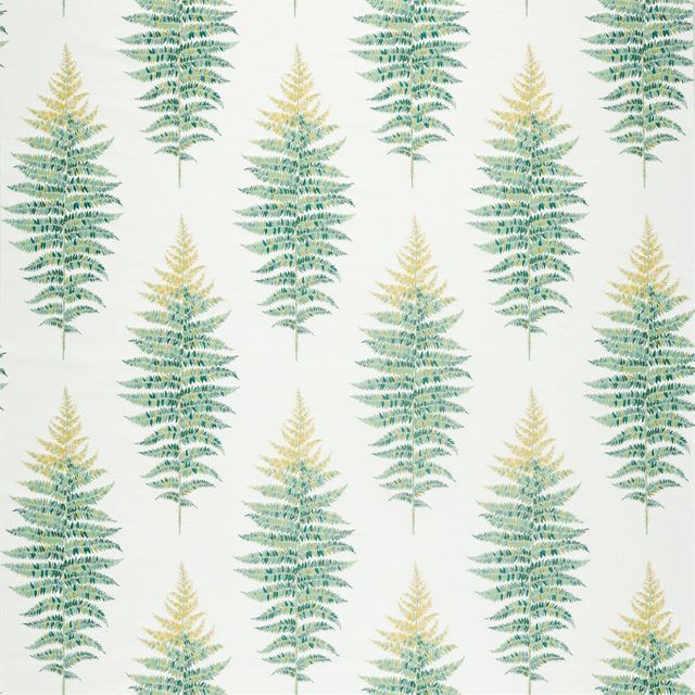 Sanderson Glasshouse Fabrics Fernery Weave Botanical Green