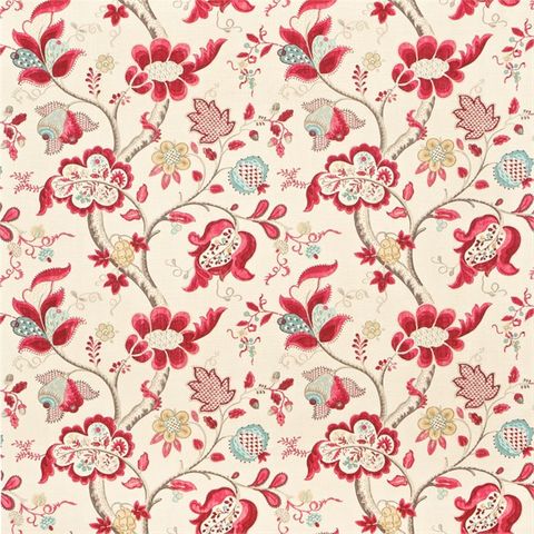 Roslyn Berry/Slate Upholstery Fabric