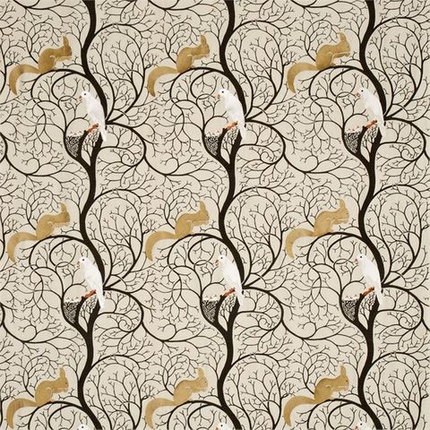 Squirrel & Dove Linen/Ivory