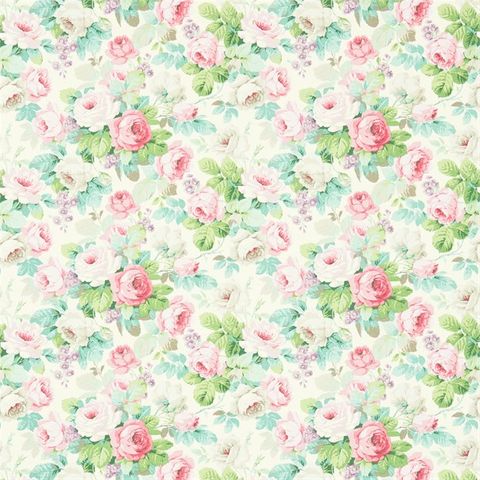 Chelsea Pink/Celadon Upholstery Fabric