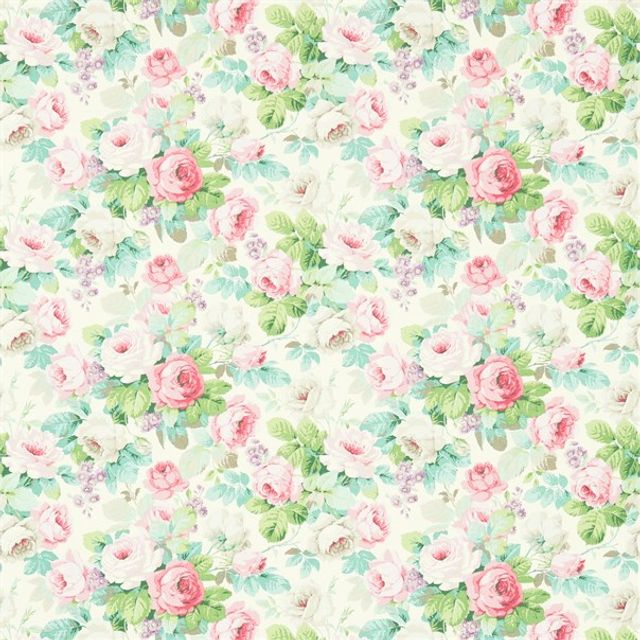 Sanderson Vintage 2 Prints Chelsea Pink/Celadon