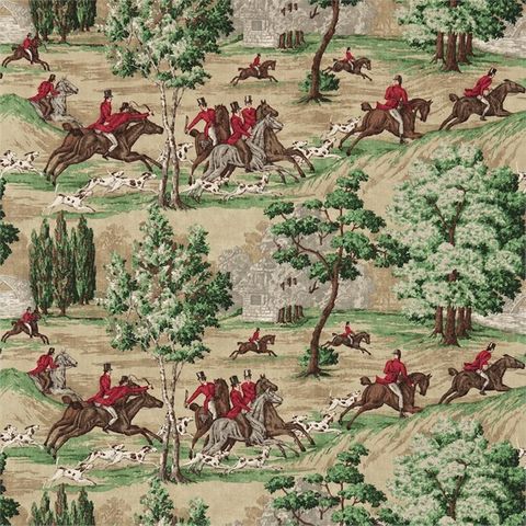 Tally Ho Evergreen/Crimson