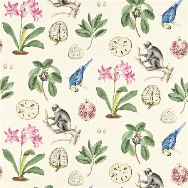 Sanderson Voyage of Discovery Capuchins Chintz