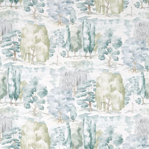 Waterperry Mint Voile Fabric