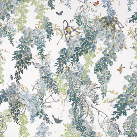 Wisteria Falls Mineral Voile Fabric