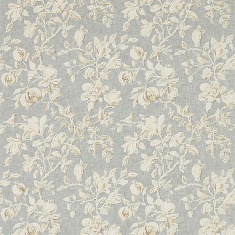 Magnolia & Pomegranate Grey Blue/Parchment Upholstery Fabric