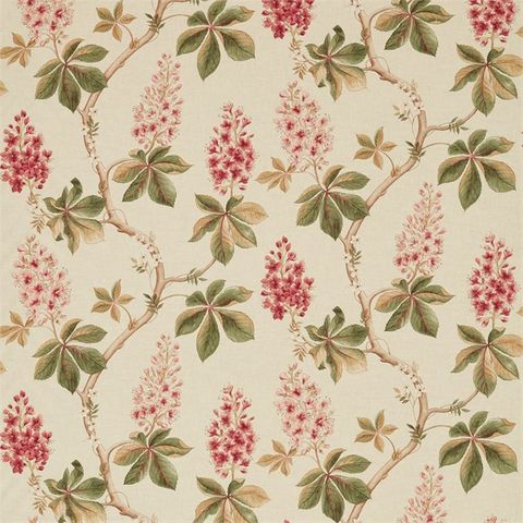 Chestnut Tree Coral/Bayleaf Upholstery Fabric