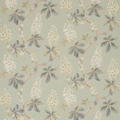 Chestnut Tree Grey Blue/Sage Upholstery Fabric