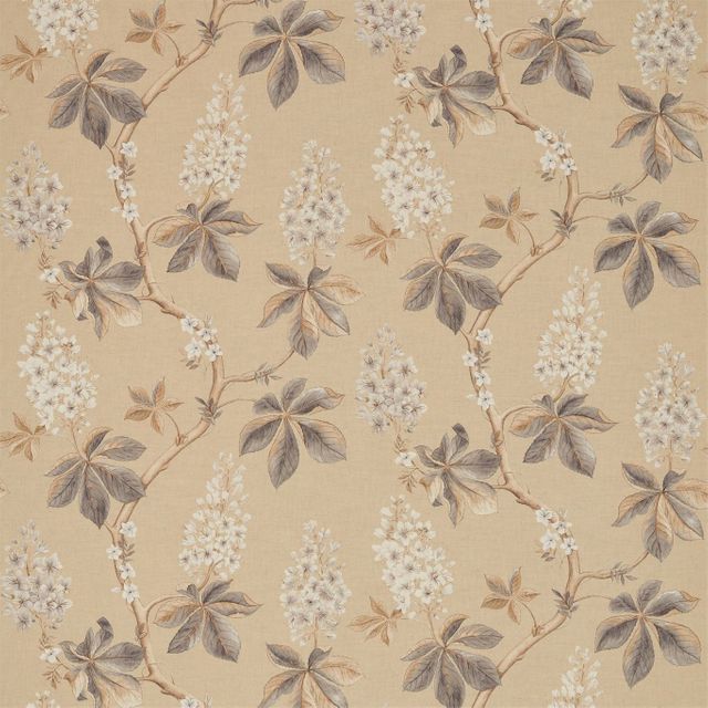 Sanderson Woodland Walk Chestnut Tree Wheat/Pebble