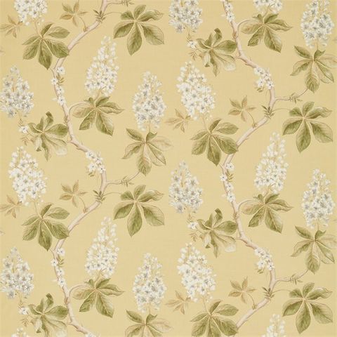 Chestnut Tree Lemon/Lettuce Upholstery Fabric