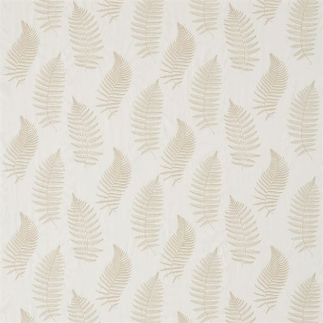Sanderson Woodland Walk Fern Embroidery Ivory