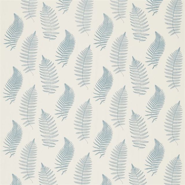 Fern Embroidery Powder Blue