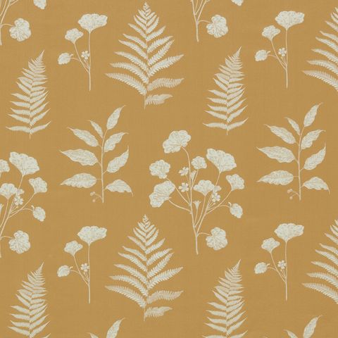 Amaranth Ochre Voile Fabric