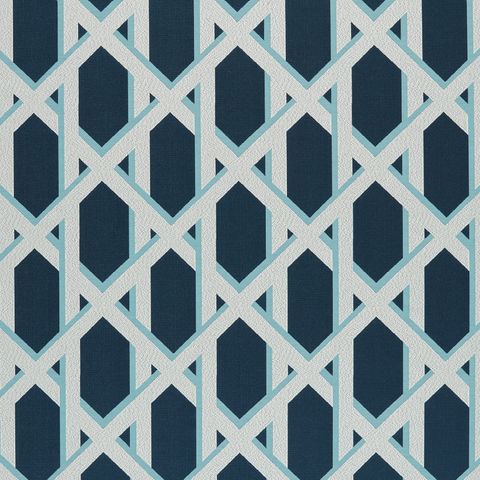 Lattice Ink Voile Fabric