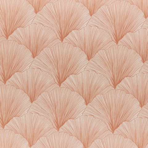 Maidenhair Papaya Voile Fabric