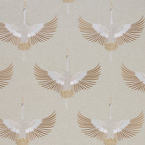 Demoiselle Copper Voile Fabric