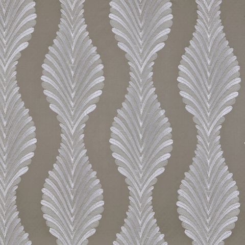 Alumel Pewter Voile Fabric